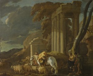 Landschaft mit einer Furt, vor 1640